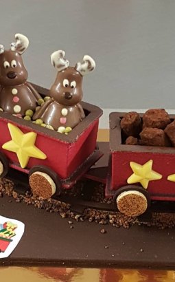 Création chocolat de noël