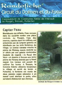 Circuit du Dolmen et du Fossé des Yeux - Le Pouget