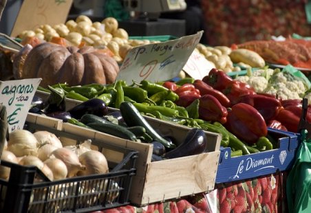 Marché dans l'Hérault