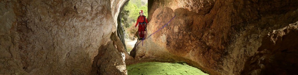 Spéléopark grotte de Clamouse – parcours spéléo entre St-Jean-de-Fos et St-Guilhem-leDésert