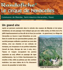 Randofiche Cirque de Navacelles
