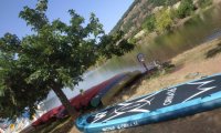Paddle géant au Lac du Salagou avec Escapéo