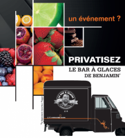 Privatisation du Bar à glaces de Benjamin by la chocolaterie du Blason