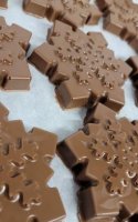 Chocolats flocons de noël