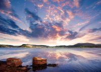 Reflets sur le Lac du Salagou