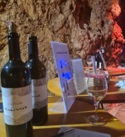 Dégustation de vins à la Grotte de Clamouse