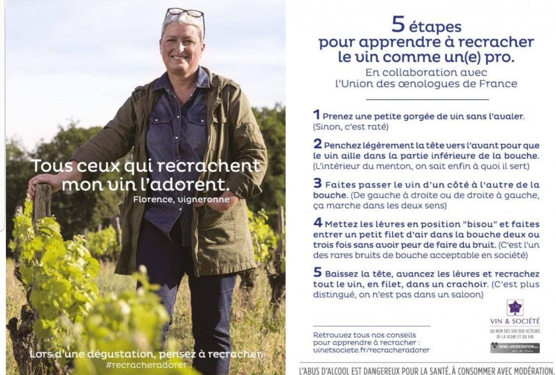 5 étapes pour apprendre à recracher le vin comme un(e) pro