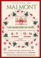 Affiche Marches de Noel 2025 Chateau de Malmont © CHATEAU DE MALMONT