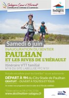 Sentier VTT Paulhan &copy; CCC