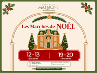 AFFICHE MARCHE DE NOEL  &copy; JULIETTE BEAUCLAIR